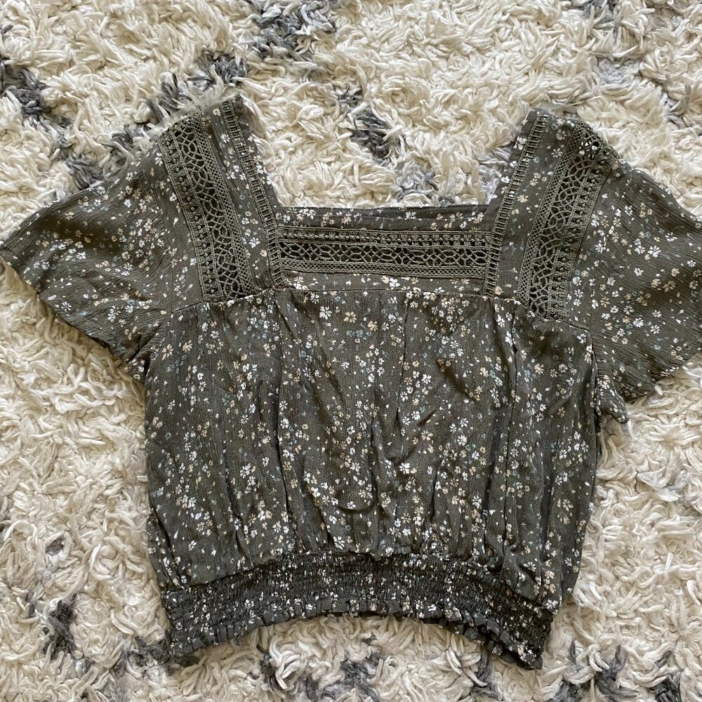 JCPenny's Green Junior Top